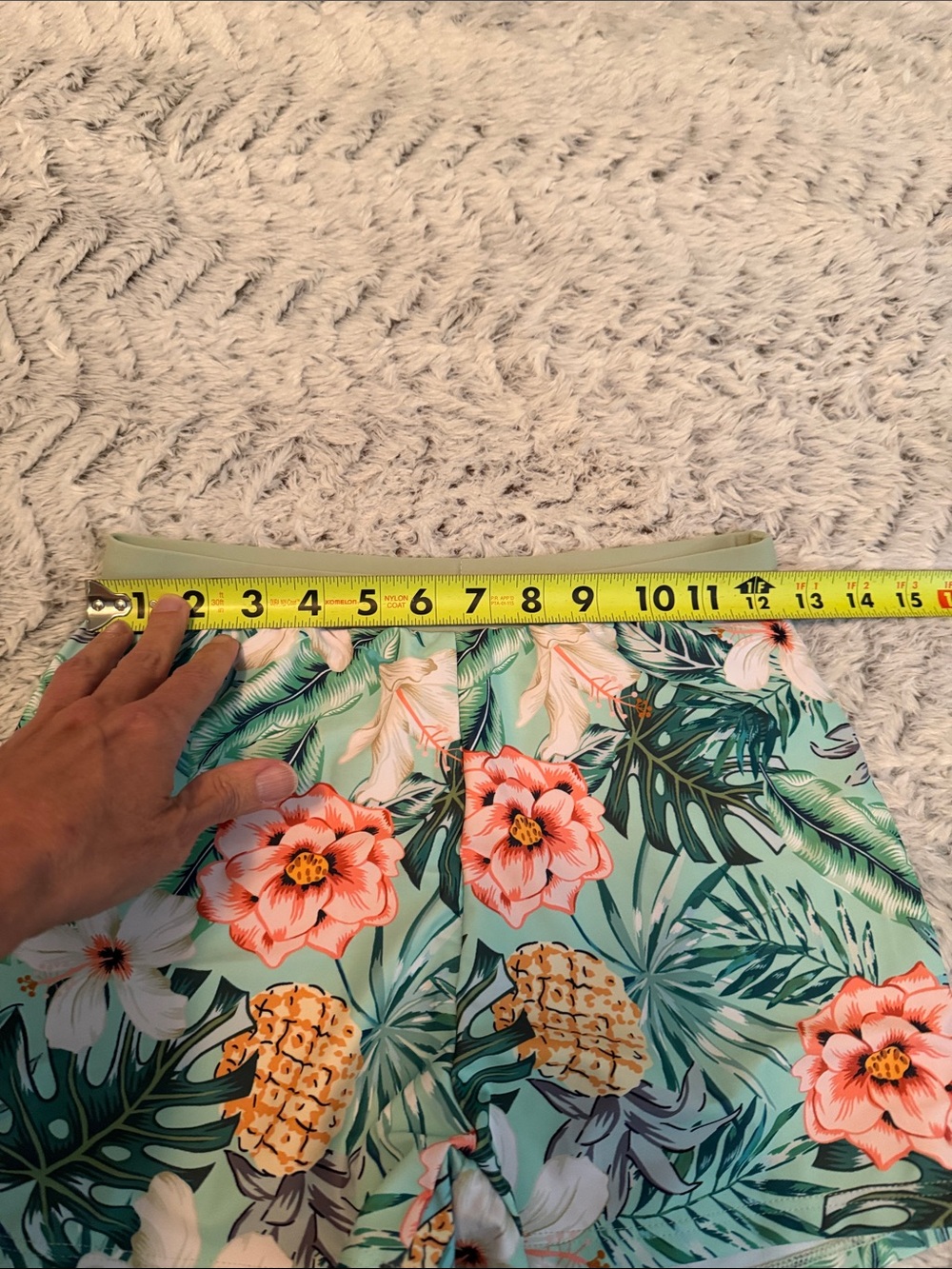 Tropical Sage & Floral Tankini Set Boy Shorts M NWOT Womens - Picture 8 of 11